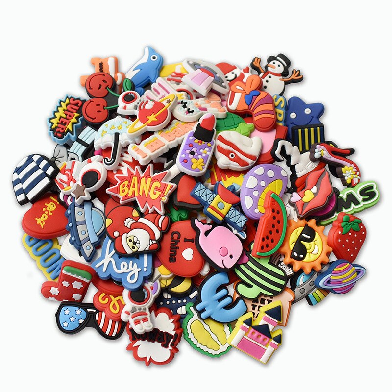for Croc Charm Summer Shoes Accessories Jeans Designer Pins Kids for Crocs Charms Shoe Charms Xmas 1